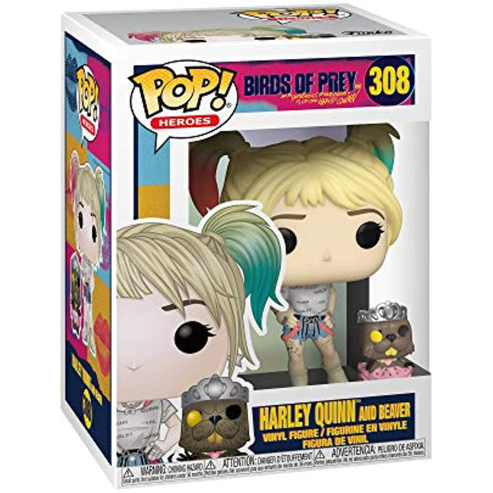 Funko Pop! Heroes: Birds of Prey - Harley Quinn with Beaver, Multicolour