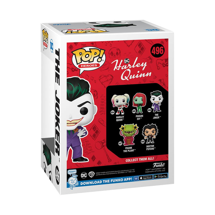 Funko Pop! Heroes: DC - Harley Quinn, The Joker Figure w/ Protector