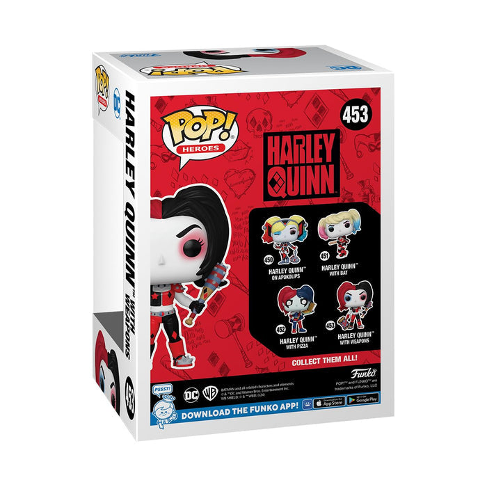 Funko Pop! Heroes: DC - Harley Quinn with Weapons Figure w/ Protector