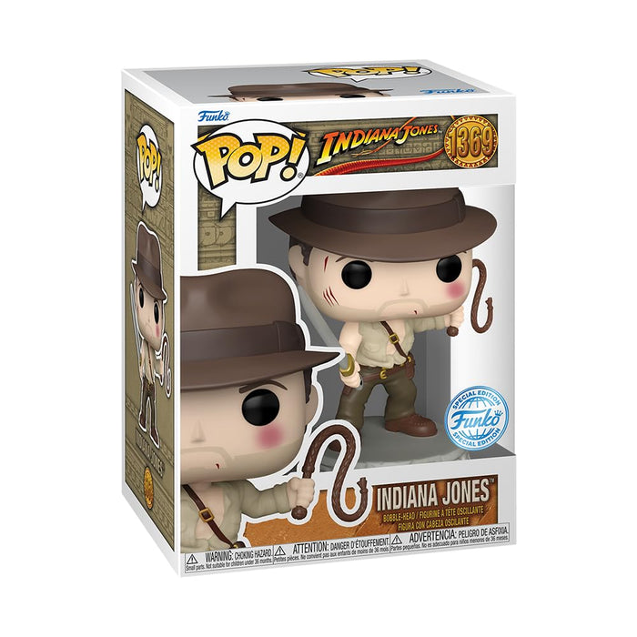 Funko POP Indiana Jones and The Temple of Doom: Indiana Jones with Whip Figure w/ Protector