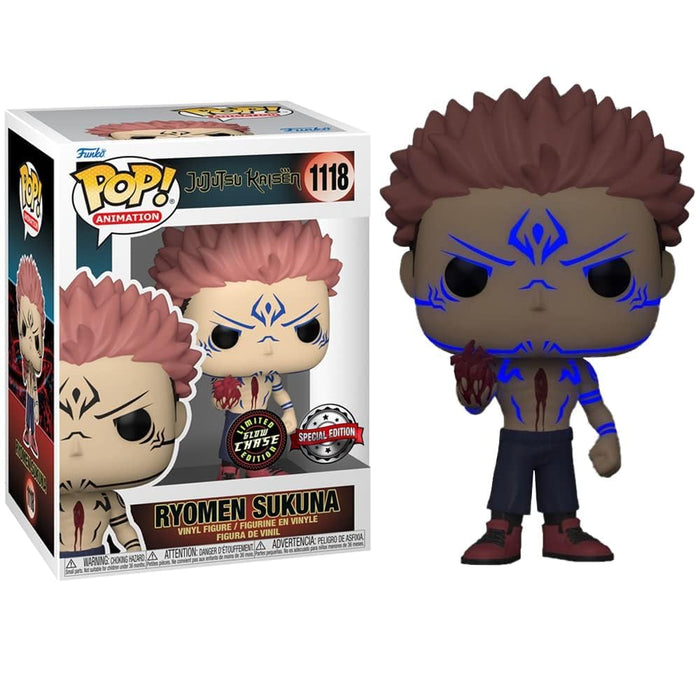 Funko POP Jujutsu Kaisen Sukuna w/Heart Figurine w/ Protector