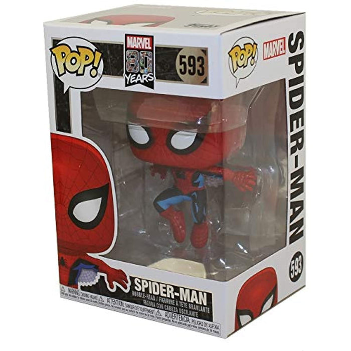 Funko Pop! Marvel 80th - First Appearance Spiderman Figure w/ Protector