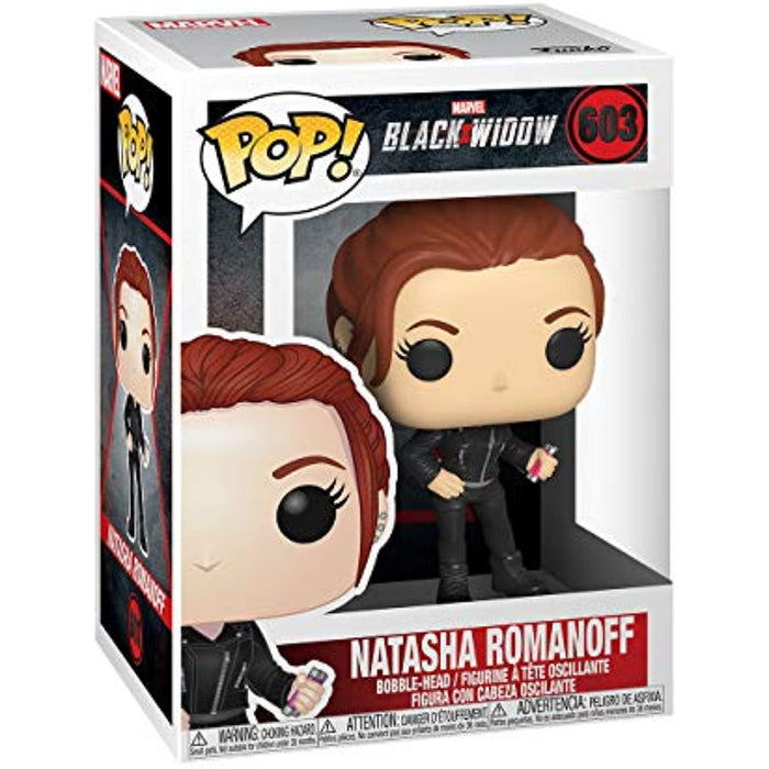 Funko POP! Marvel: Black Widow  NATASHA ROMANOFF Figure #603 w/ Protector