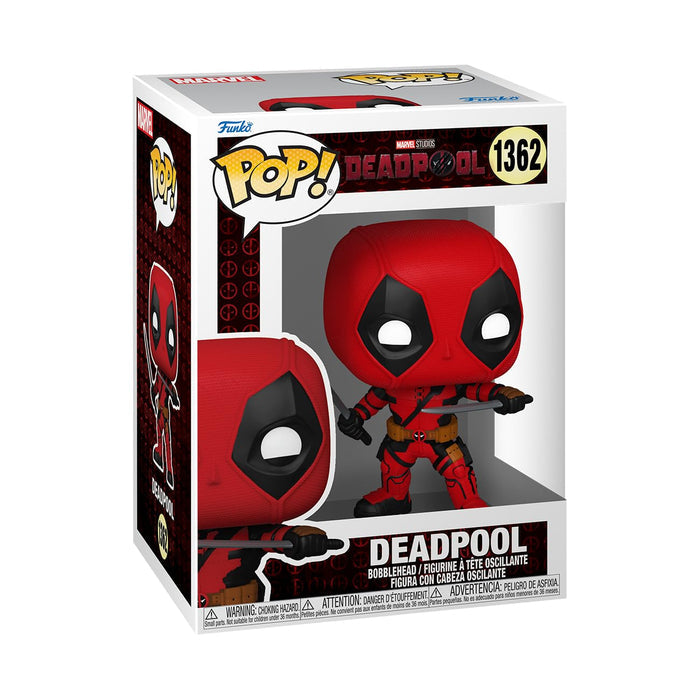 Funko Pop! Marvel: Deadpool - Deadpool Figure w Protector