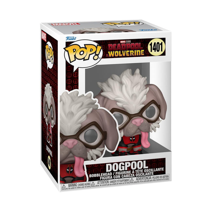 Funko Pop! Marvel: Deadpool & Wolverine - Dogpool figure w/ Protector