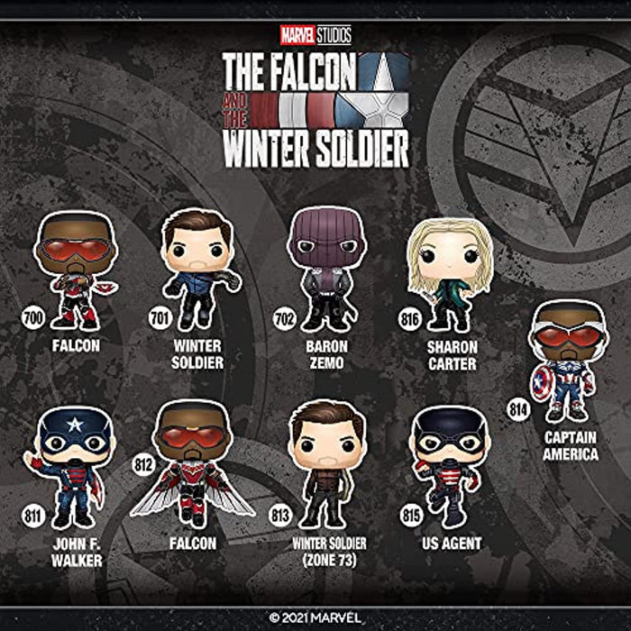 Funko Pop! Marvel: Falcon and The Winter Soldier - Captain America (Sam Wilson) w/ Protector