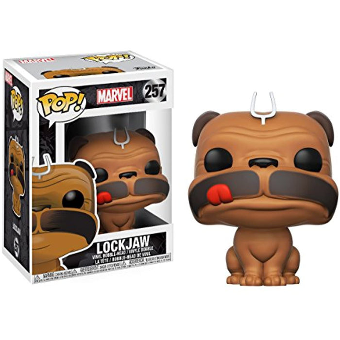 Funko POP! Marvel: Inhumans LOCKJAW Figure #257 w/ Protector