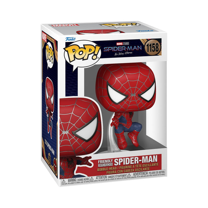 Funko Pop! Marvel: Spider-Man: No Way Home - Friendly Neighborhood Spider-Man w/ Protector
