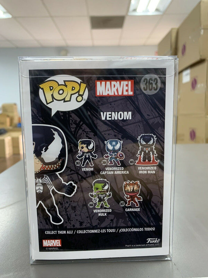 Funko Pop! Marvel VENOM as EDDIE BROCK Figure #363 w/ Protector