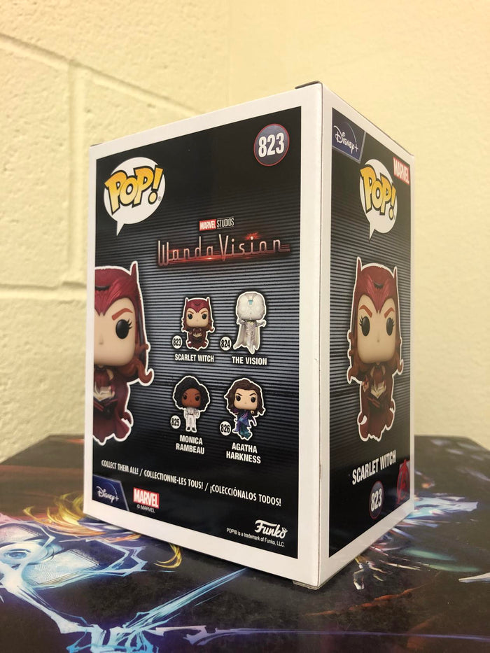 Funko POP! Marvel: WandaVision The SCARLET WITCH Figure #823 w/ Protector