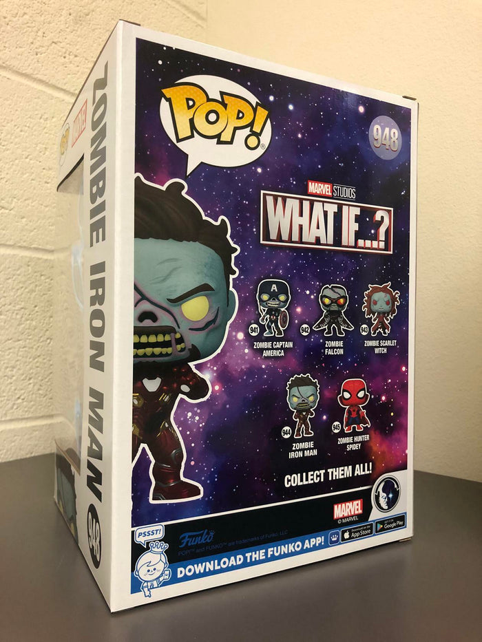Funko POP! Marvel What If? ZOMBIE IRON MAN Special Edition 10 inch Figure