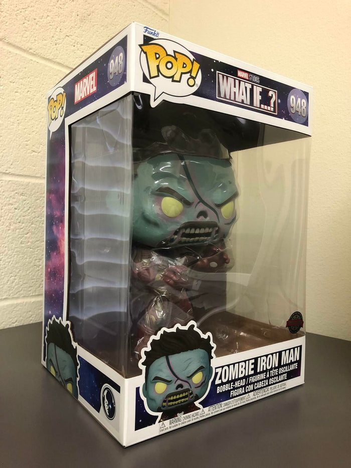 Funko POP! Marvel What If? ZOMBIE IRON MAN Special Edition 10 inch Figure