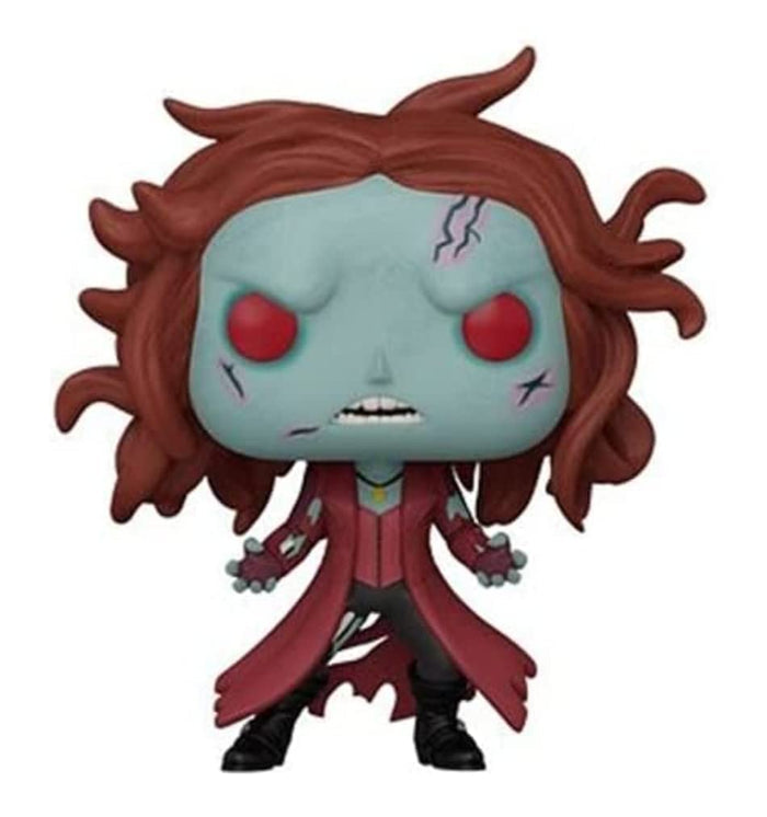 Funko POP! Marvel: What If? ZOMBIE SCARLET WITCH Figure #943 w/ Protector