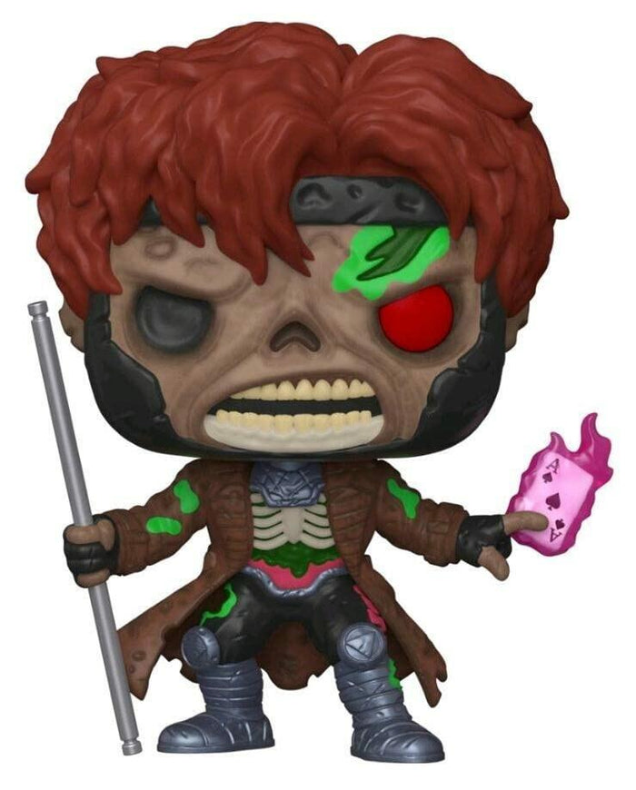 Funko Pop! Marvel Zombies 793 Zombie Gambit Exclusive Figure w/ Protector