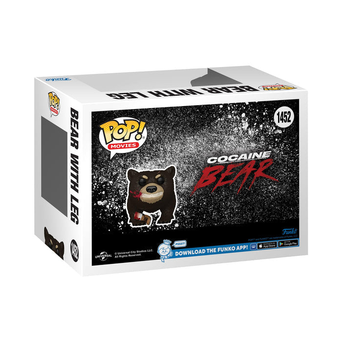 Funko Pop! Movies: Cocaine Bear - Bear with Leg (Bloody) w/ Protector
