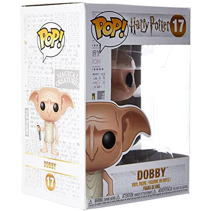 Funko POP Movies: Harry Potter Action Figure - Dobby #6561 Figure w/ Protector