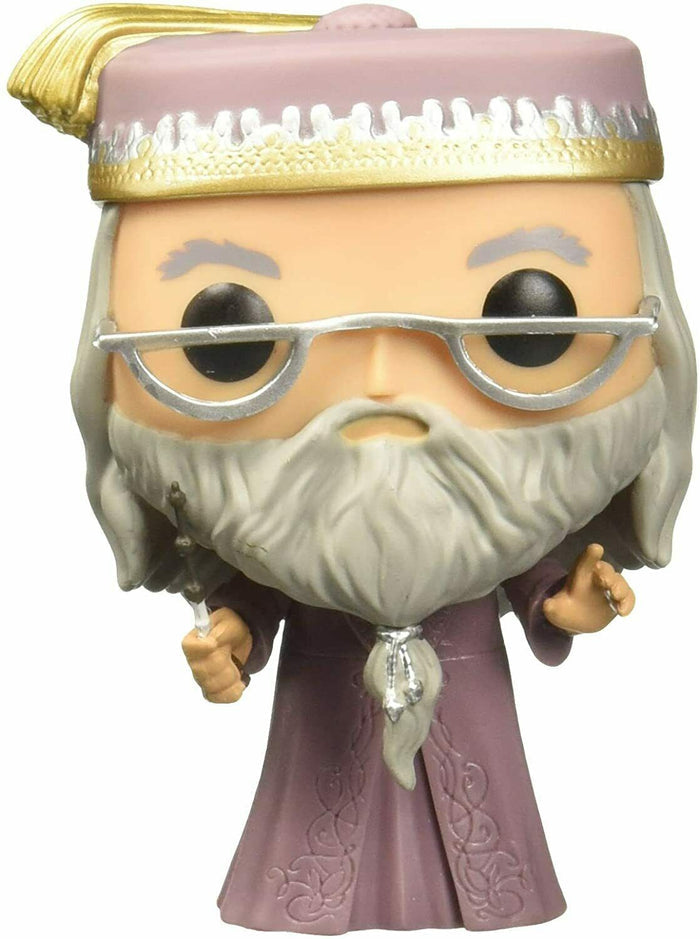 Funko Pop! Movies Harry Potter Dumbledore With Wand Figure w/ Protector