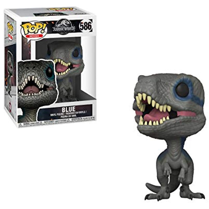 Funko POP! Movies: Jurassic World Fallen Kingdom BLUE Figure #586 w/ Protector