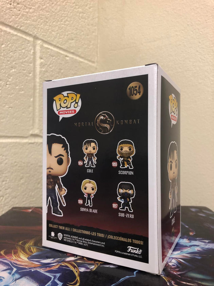 Funko POP Movies: Mortal Kombat - Cole Young Vinyl Figure w/ Protector