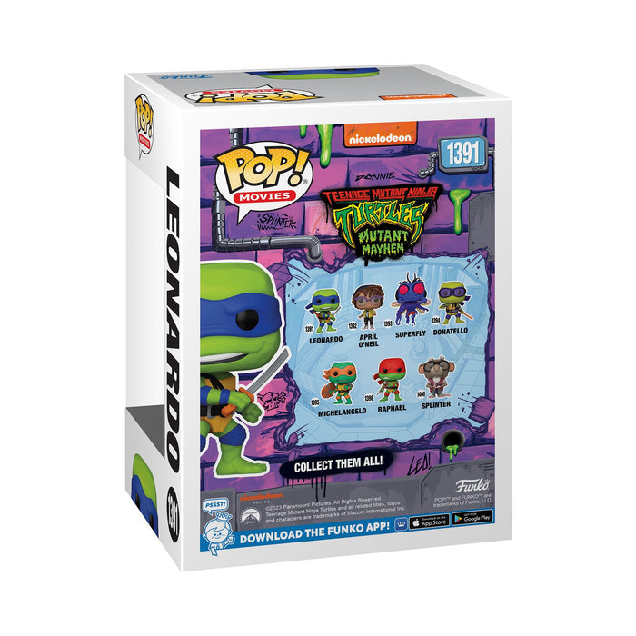 Funko Pop! Movies: Teenage Mutant Ninja Turtles: Mutant Mayhem - Leonardo Figure