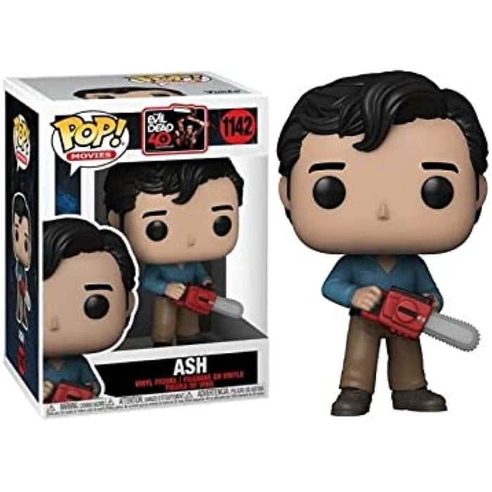 Funko POP! Movies: The Evil Dead 40th Anniversary ASH Figure #1142 w/ Protector
