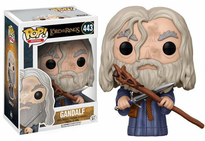 Funko POP! Movies: The Lord of the Rings GANDALF Figure #443 w/ Protector