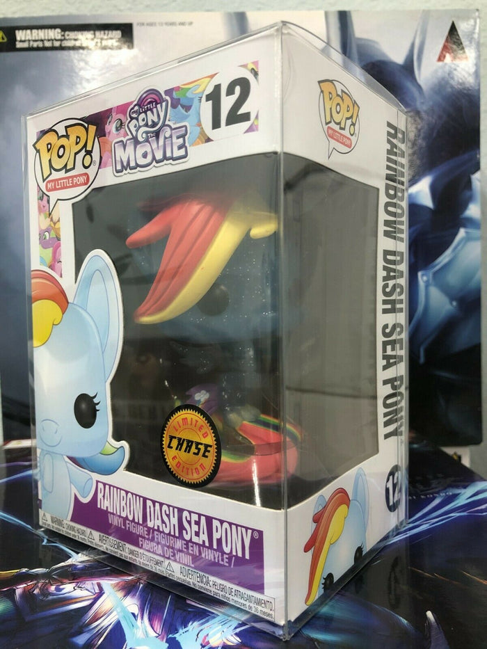 Funko POP! My Little Pony RAINBOW DASH SEA PONY Glitter Chase #12 w/ Protector