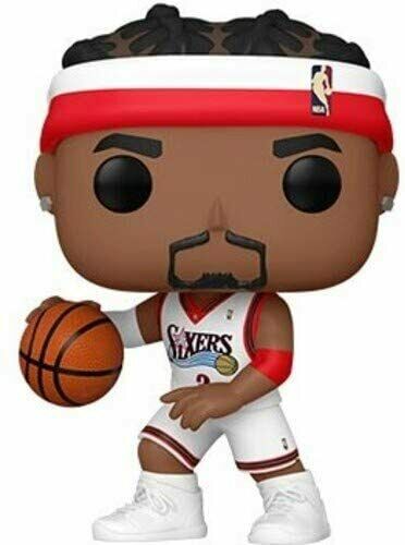 Funko POP! NBA Legends ALLEN IVERSON Sixers Home Figure #102 w/ Protector