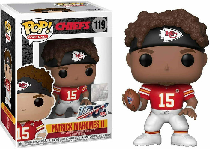 Funko POP! NFL Chief PATRICK MAHOMES II Figure #119 w/ Protector