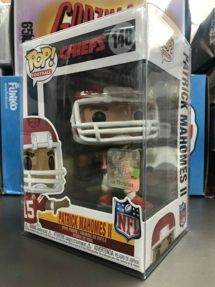 Funko POP! NFL Chiefs PATRICK MAHOMES II Red Jersey #148 Figure w/ Protector