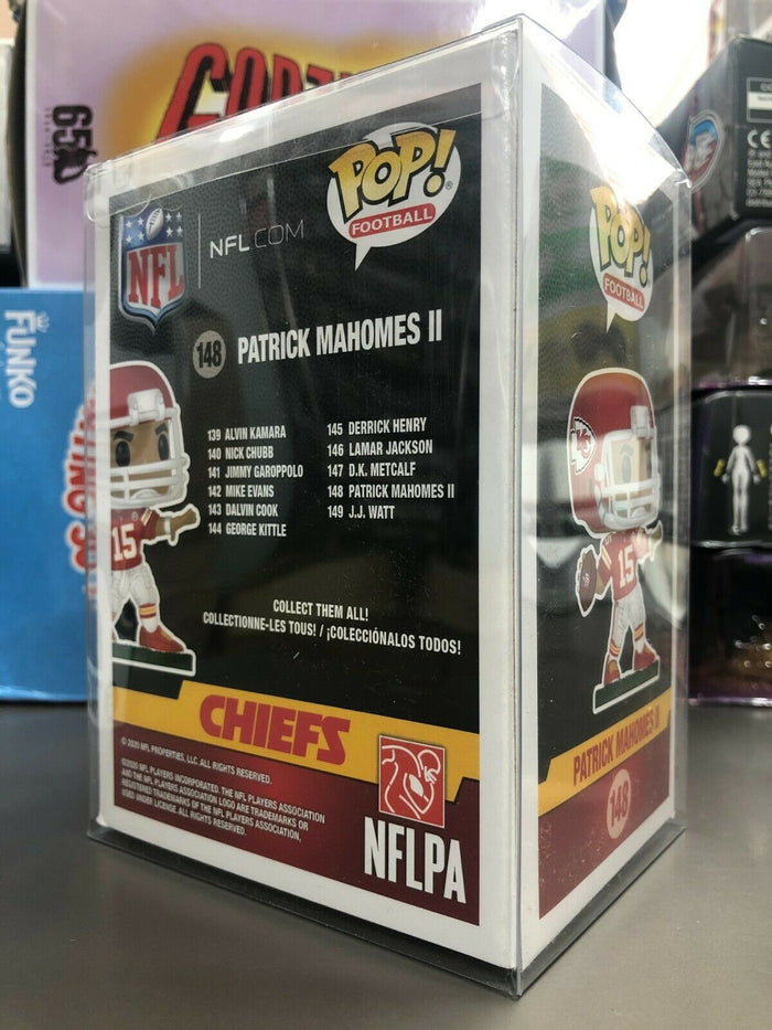Funko POP! NFL Chiefs PATRICK MAHOMES II Red Jersey #148 Figure w/ Protector