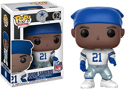 Funko POP! NFL DEION SANDERS Cowboys Home Figure #92 w/ Protector