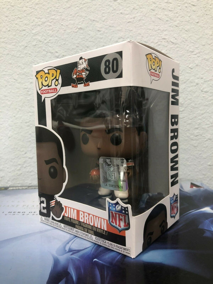 Funko POP! NFL JIM BROWN Figure #80 w/ Protector