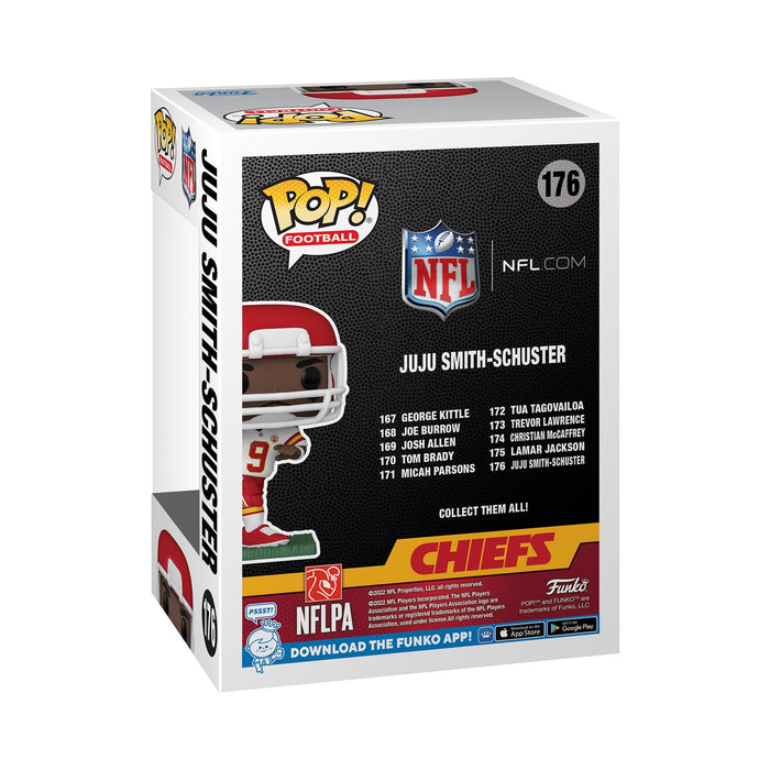 Funko Pop! NFL Series 9 JuJu Smith-Schuster (Kansas City Chiefs) (Away Jersey) Figure w/ Protector