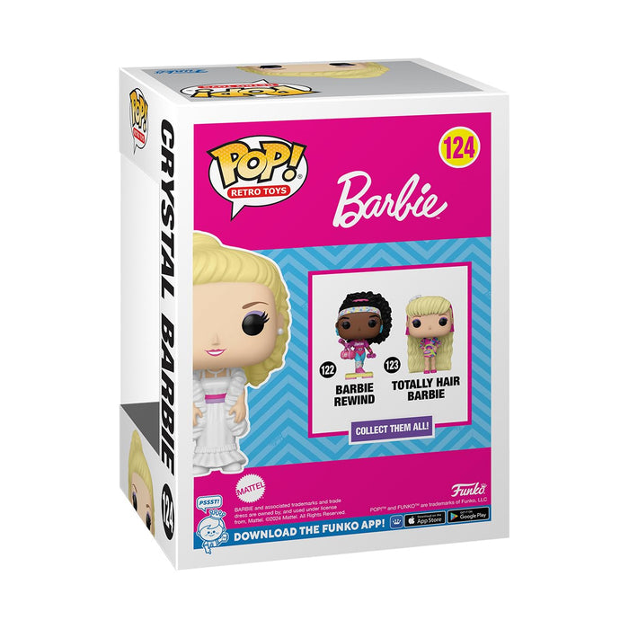 Funko Pop! Retro Toys: Barbie 65th Anni Crystal Barbie Pearl Figure w/ Protector