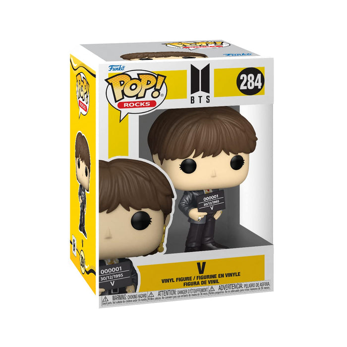 Funko Pop! Rocks: BTS - V Figure w/ Protector