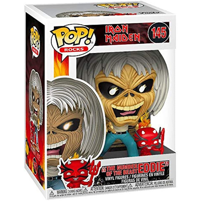 Funko Pop! Rocks: Iron Maiden# of The Beast Figure w/ Protector