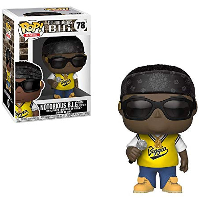 Funko Pop Rocks: Music Notorious B.I.G. with Jersey 78 31554 w/ Protector