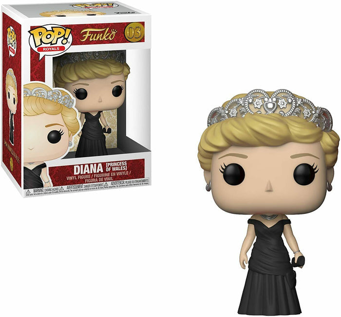 Funko POP! Royals: Royal Family DIANA Princess of Wales Figure #03 w/ Protector