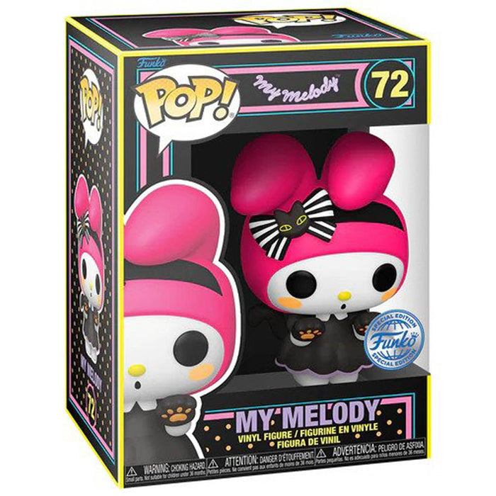 Funko POP! Sanrio #72 Halloween Black Light My Melody in Cat Costume w/ Protector