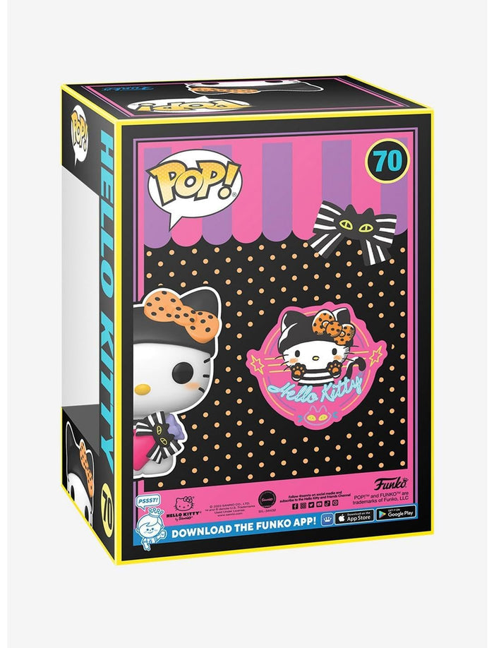 Funko Pop! Sanrio: Hello Kitty - Hello Kitty with Gift (BLKLT) Figure w/ Protector