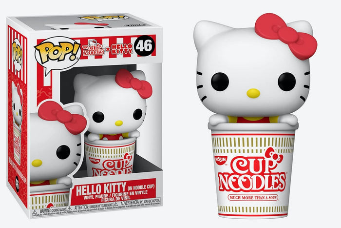 Funko Pop! Sanrio: HKxNissin - Hello Kitty in Noodle Cup Figure w/ Protector