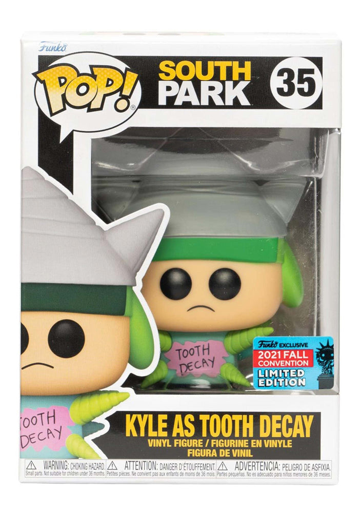 Funko POP! South Park Kyle as Tooth Decay 2021 Fall Convention Figure w/ Protector