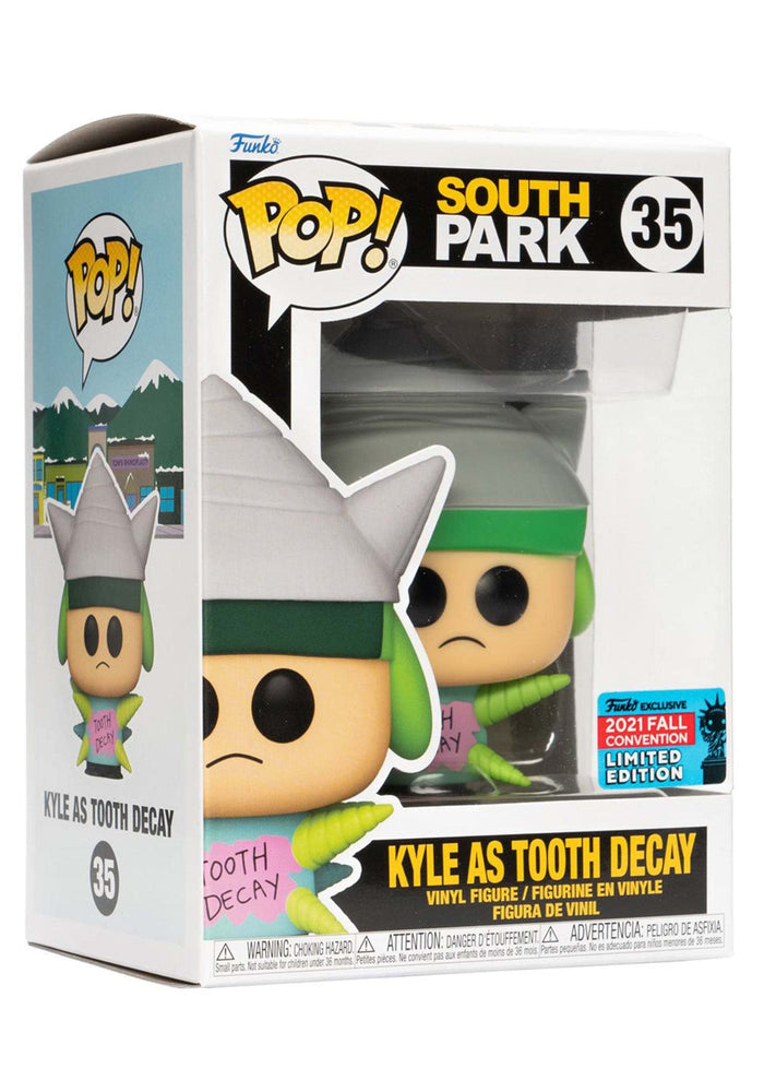 Funko POP! South Park Kyle as Tooth Decay 2021 Fall Convention Figure w/ Protector