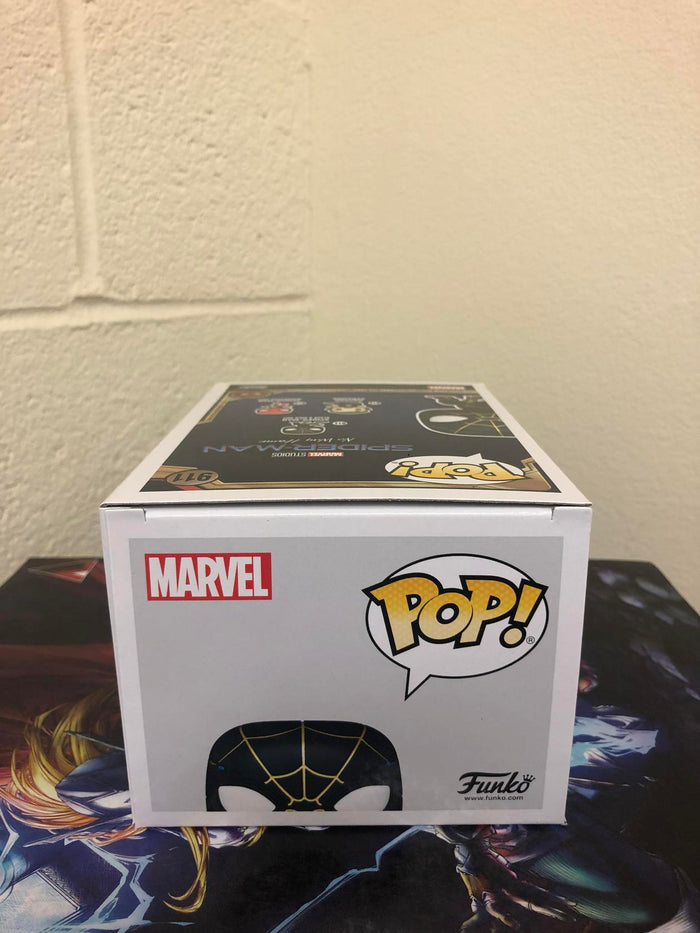 Funko POP! Spider-Man No Way Home SPIDER-MAN in Black n Gold Suit w/ Protector