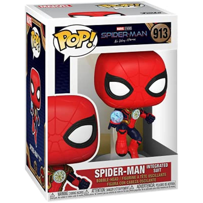 Funko POP! Spider-Man No Way Home SPIDER-MAN Integrated Suit #913 w/ Protector