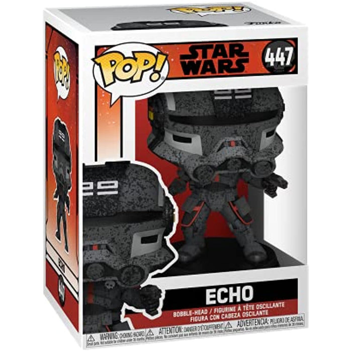 Funko Pop! Star Wars: Bad Batch - Echo Figure w/ Protector