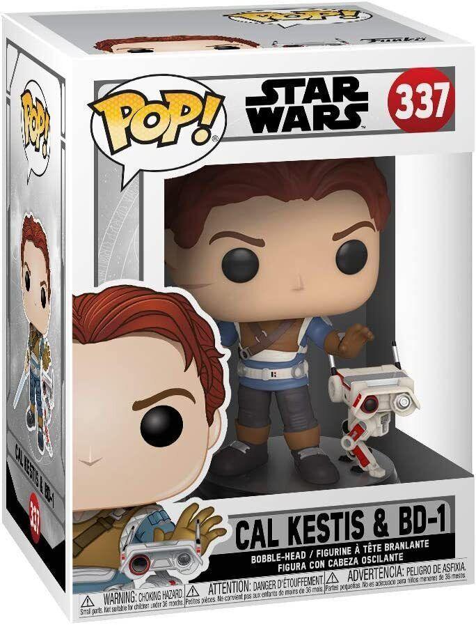 Funko  POP! Star Wars CAL KESTIS & BD-1 Figure #337 w/ Protector