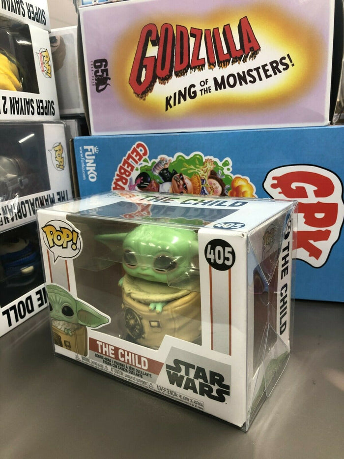 Funko POP! Star Wars: Mandalorian THE CHILD with Bag Figure #405 w/ Protector