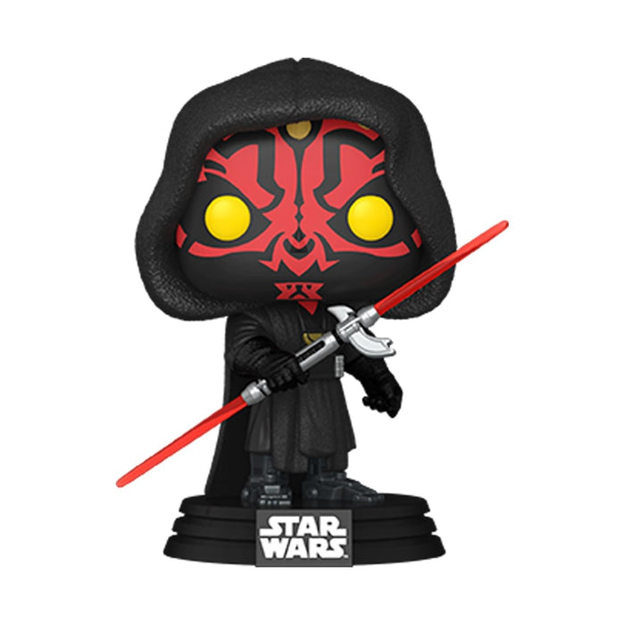 Funko Pop! Star Wars: Star Wars Darkside - Darth Maul Figure w/ Protector